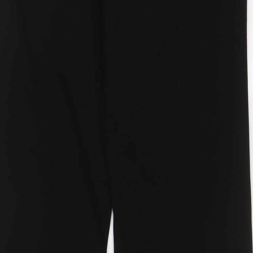Kookai Womens Black Polyester Trousers Size 14 L35 in Regular Zip - Sequins