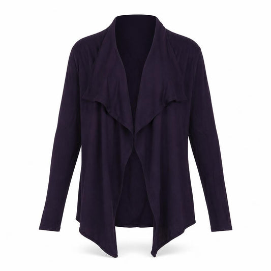 Oasis Womens Purple V-Neck Viscose Cardigan Jumper Size XS - Open