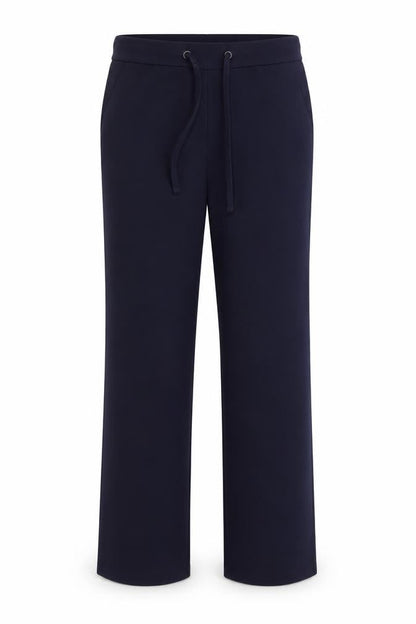 Dash Womens Blue Polyester Trousers Size 10 L30 in Regular Drawstring - Pockets