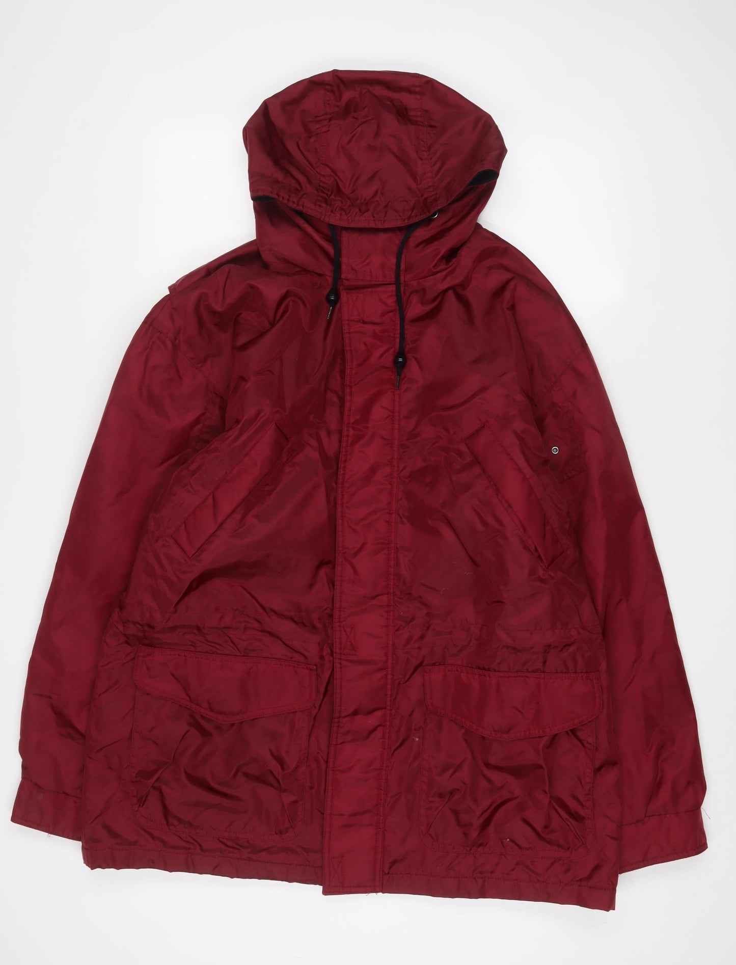 Eagles Ridge Mens Red Jacket Size M Zip - Pockets