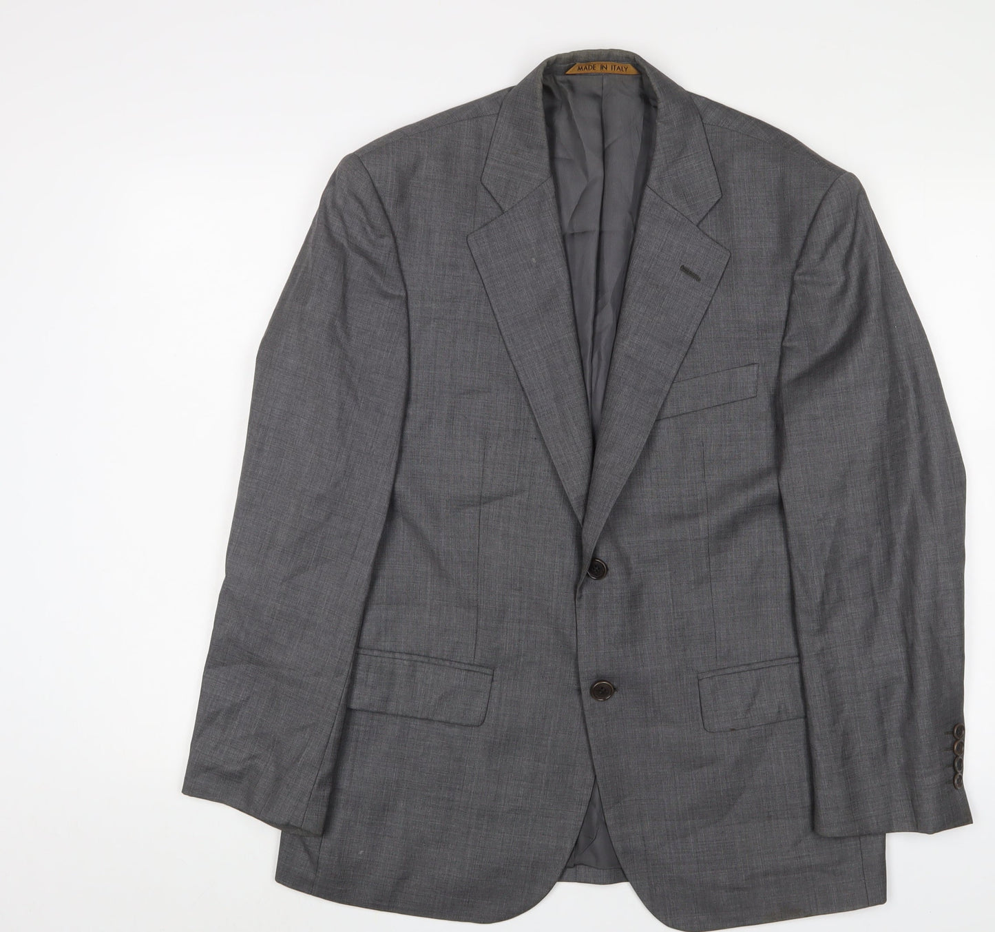Marks and Spencer Mens Grey Wool Jacket Suit Jacket Size 38 Regular