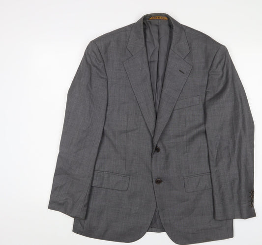 Marks and Spencer Mens Grey Wool Jacket Suit Jacket Size 38 Regular