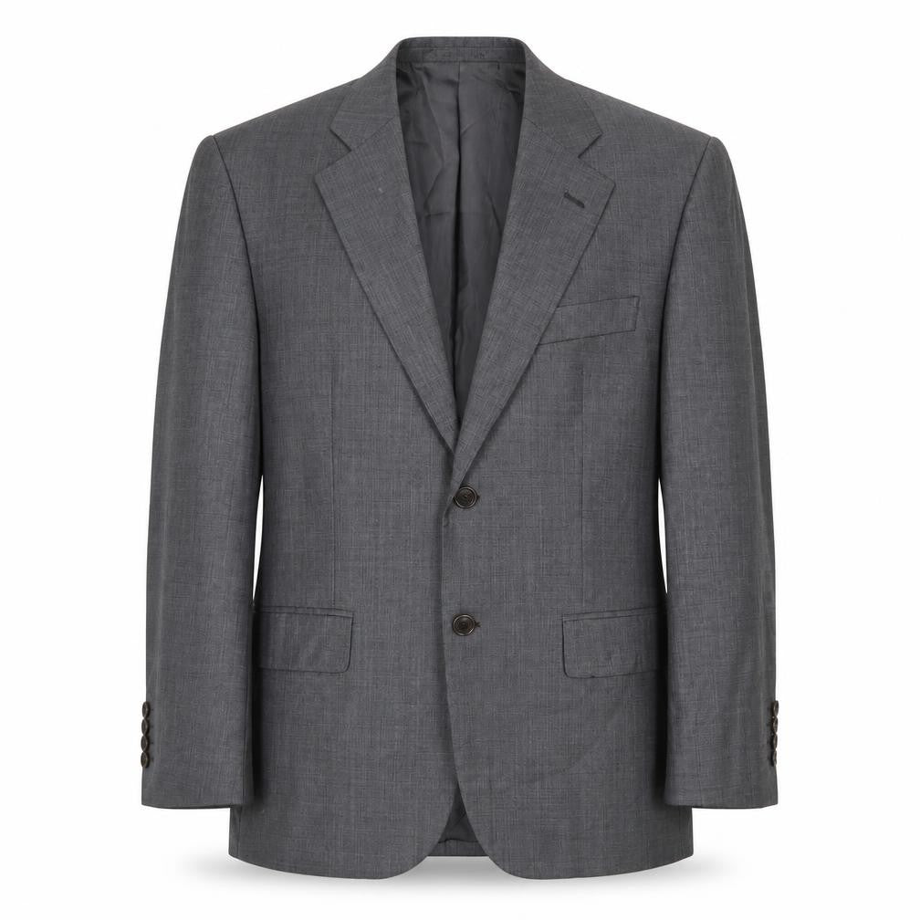Marks & Spencer Mens Grey Wool Jacket Suit Jacket Size 38 Regular