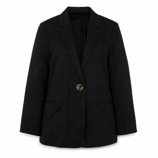 & Other Stories Womens Black Jacket Blazer Size 12 Button