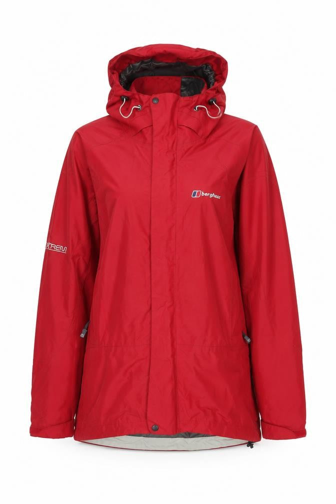 Bergaus Womens Red Jacket Coat Size 10 Zip