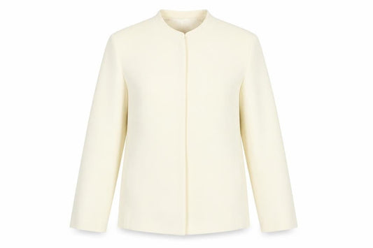 Luis Civit Womens Ivory Jacket Blazer Size 12