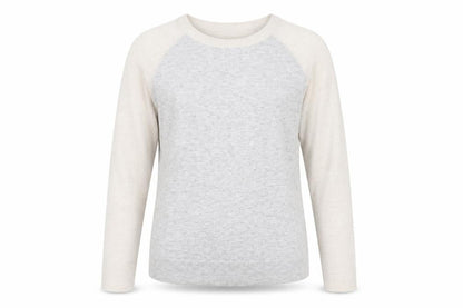 Warehouse Womens Grey Polka Dot Polyester Basic T-Shirt Size 6 Round Neck