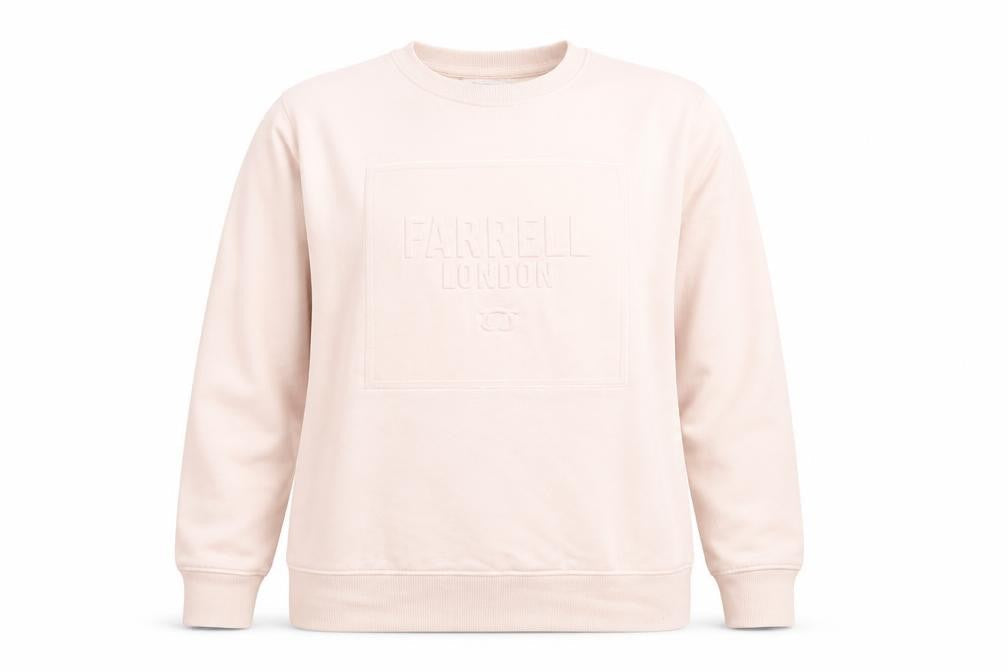 Farrell Womens Pink Cotton Pullover Sweatshirt Size XL Pullover - Farrell London
