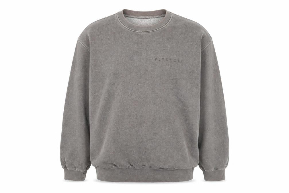 PRETTYLITTLETHING Womens Grey Cotton Pullover Sweatshirt Size M Pullover