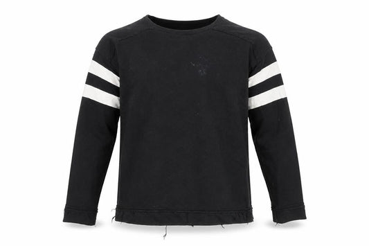 Zara Mens Black Cotton Pullover Sweatshirt Size S
