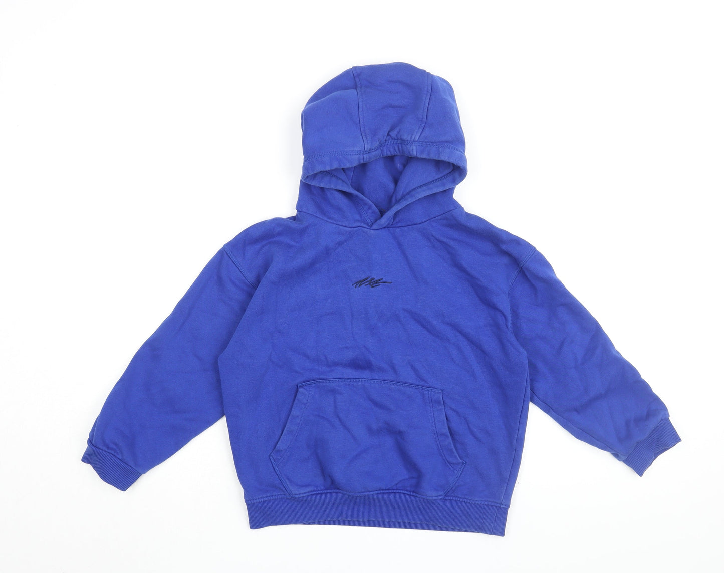 NEXT Boys Blue Cotton Pullover Hoodie Size 8 Years Pullover