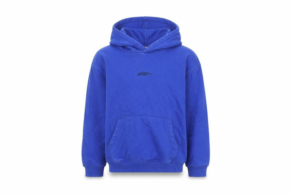 Next Boys Blue Cotton Pullover Hoodie Size 8 Years Pullover