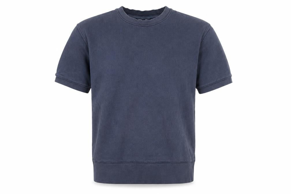 Topman Mens Blue Cotton T-Shirt Size XS Round Neck