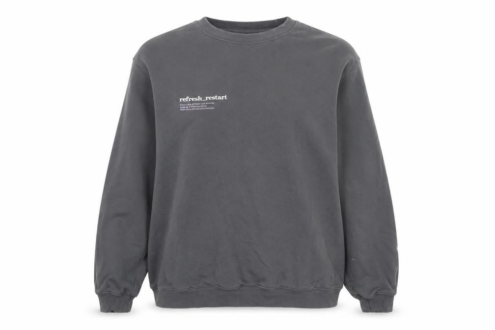 H&M Womens Grey Cotton Pullover Sweatshirt Size M Pullover - Refresh Restart