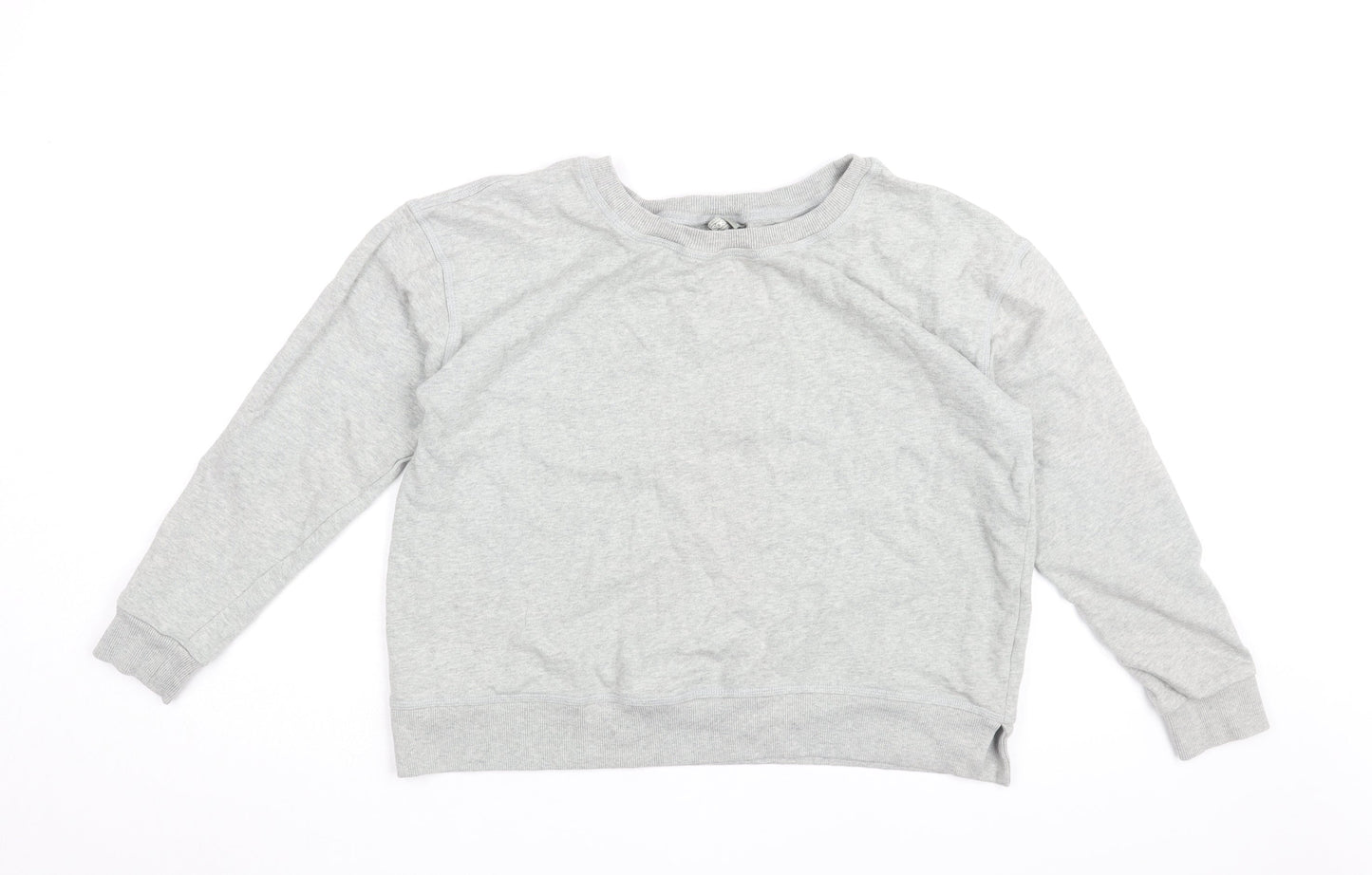 ASOS Womens Grey Cotton Pullover Sweatshirt Size 8 Pullover