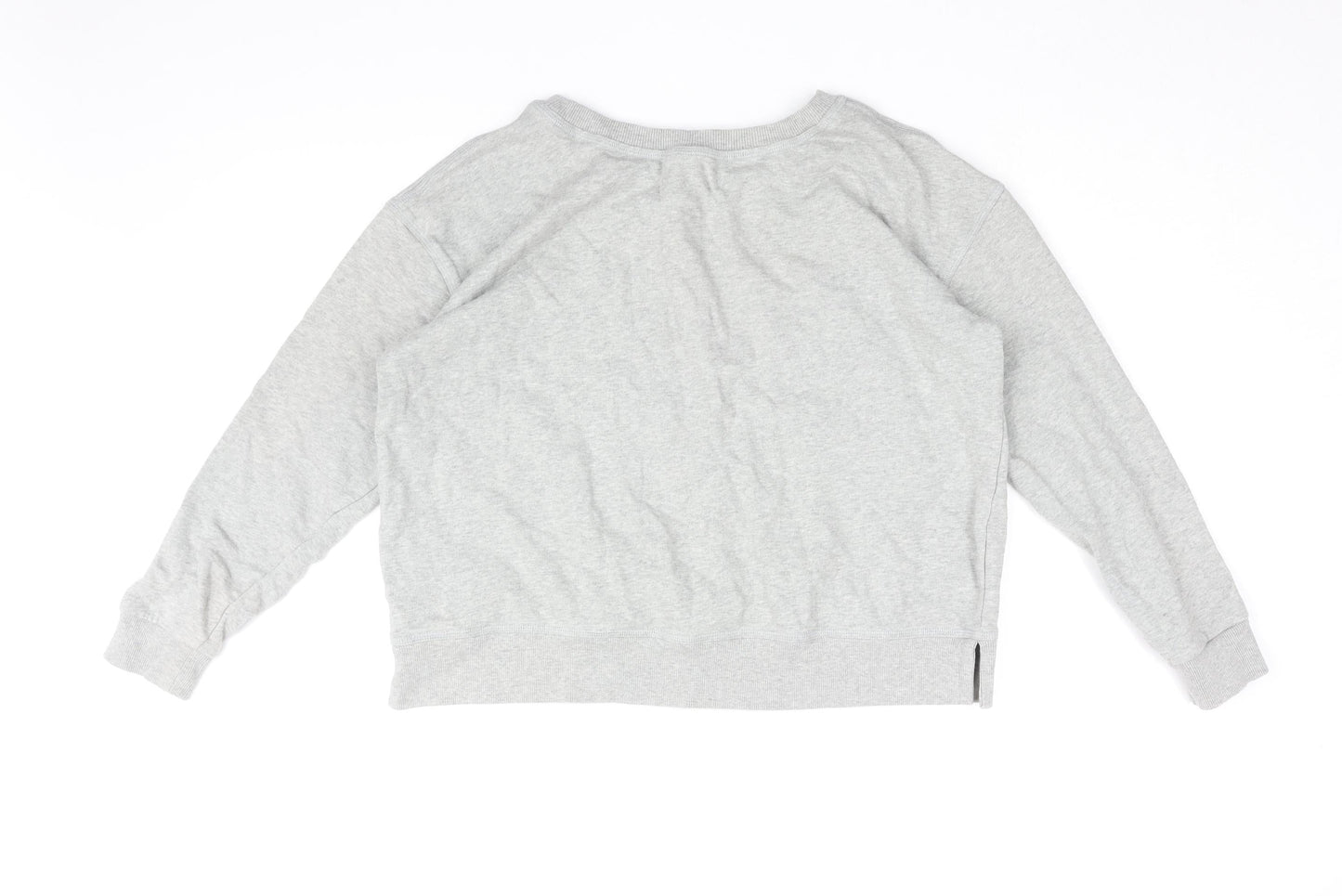 ASOS Womens Grey Cotton Pullover Sweatshirt Size 8 Pullover