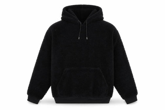 ASOS Mens Black Polyester Pullover Hoodie Size M