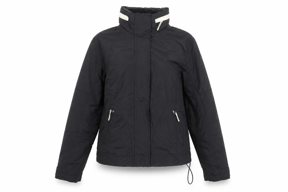 Best in Town Womens Black Jacket Coat Size S Zip