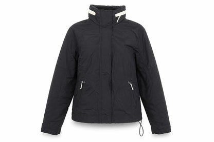Best in Town Womens Black Jacket Coat Size S Zip