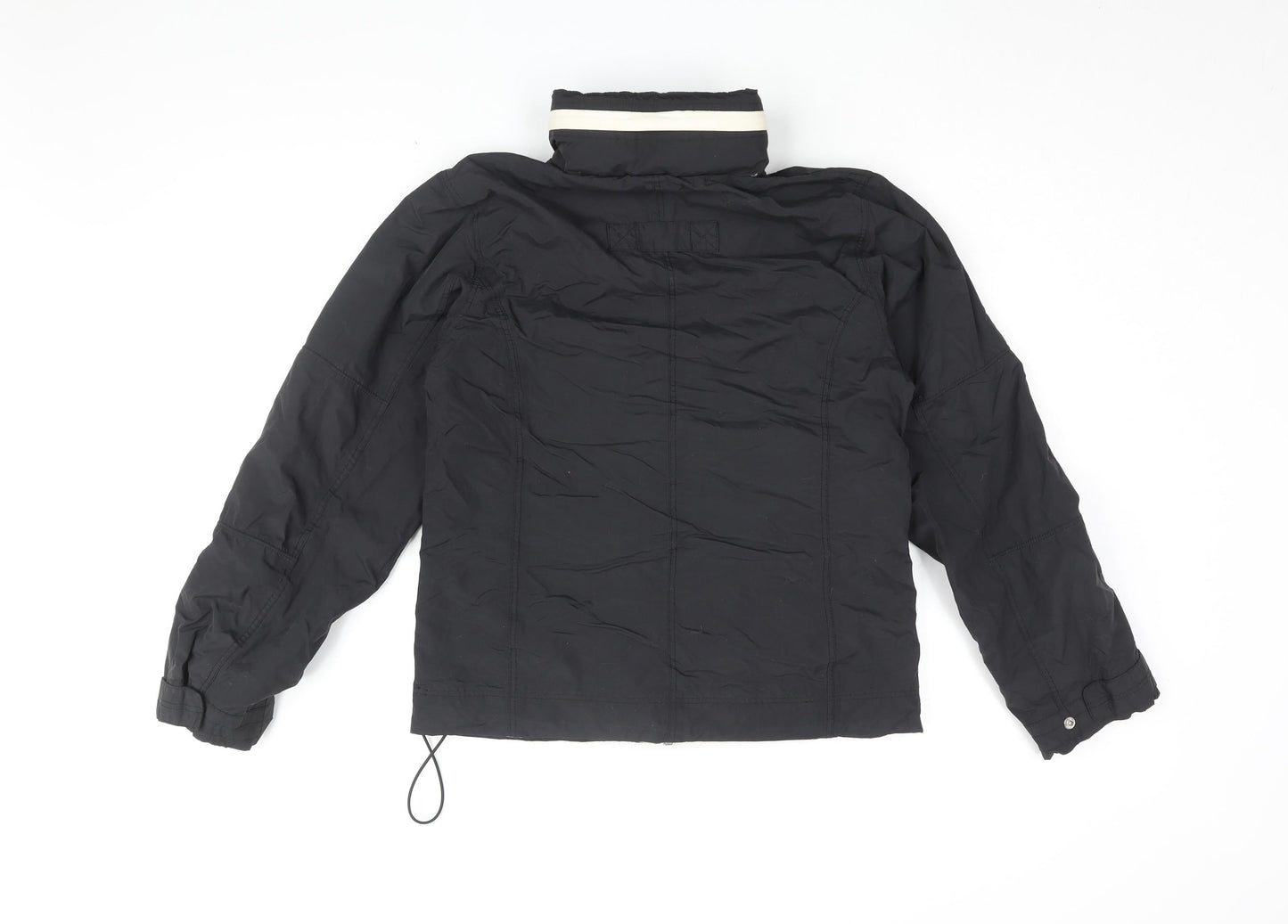 Best in Town Womens Black Jacket Coat Size S Zip