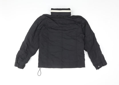 Best in Town Womens Black Jacket Coat Size S Zip