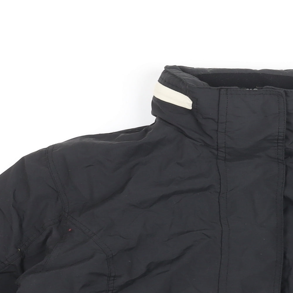 Best in Town Womens Black Jacket Coat Size S Zip