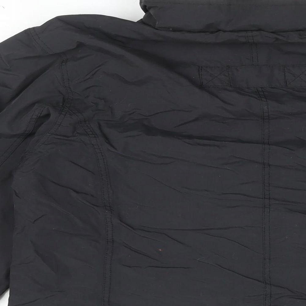Best in Town Womens Black Jacket Coat Size S Zip