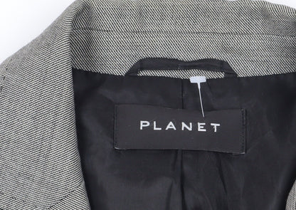 Planet Women’s Grey Blazer Size 14 Viscose Wool