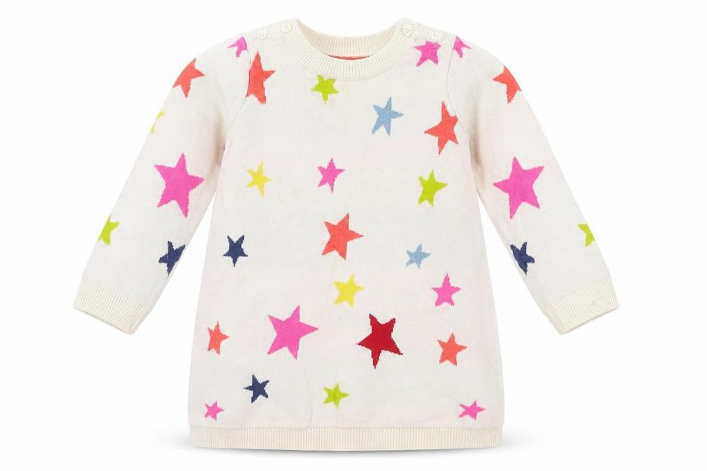 Gap Unisex Baby Multicoloured Star Jumper 12-18M Pullover