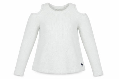 Abercrombie & Fitch Kids White Girls Pullover Jumper 11-12 Years