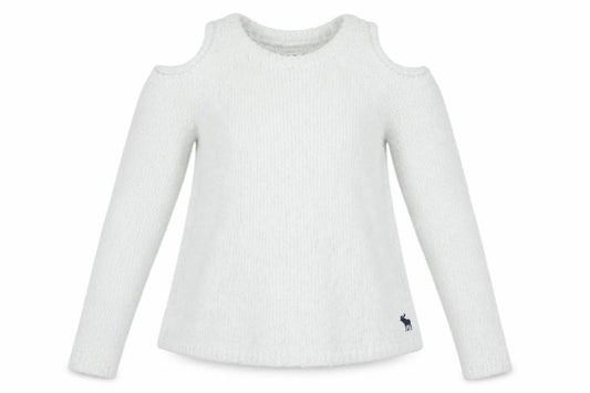 Abercrombie Kids White Girls Pullover Jumper 11-12 Years