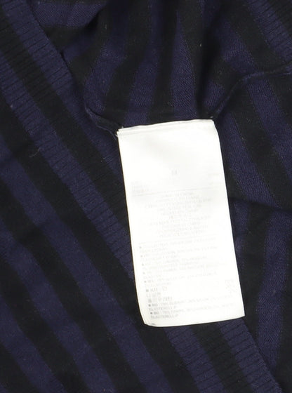 Gap Women's Black Striped Pullover Jumper M