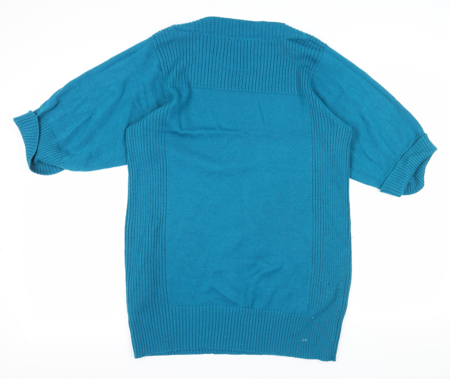 Monsoon Teal Women's Tunic Jumper - M - Wool Blend