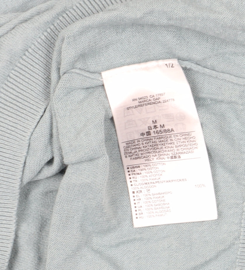 Gap Women's Blue Relaxed Pullover Jumper - Medium