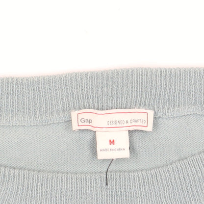 Gap Women's Blue Relaxed Pullover Jumper - Medium