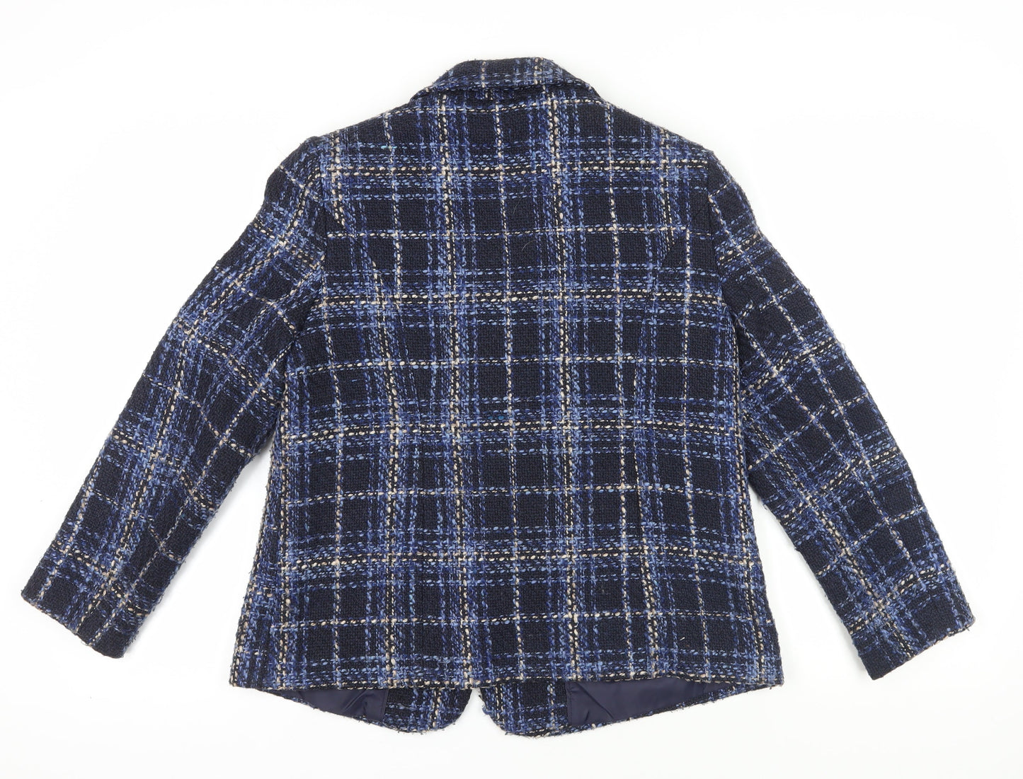 Honor Millburn Women's Check Tweed Blazer Size 14