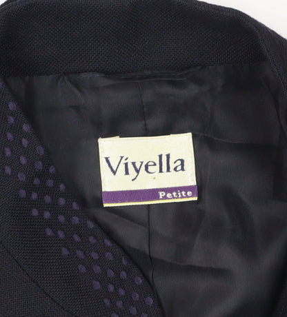 Viyella Women's Black Petite Suit Jacket Size 14