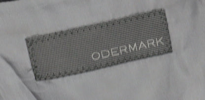 Odermark Men's Black Wool Blazer, Size 44, Regular Fit