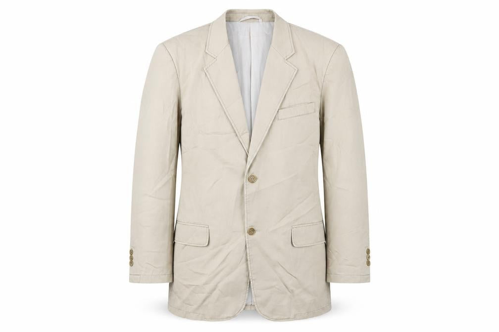 Cohesion Mens Beige Cotton Jacket Blazer Size L Regular