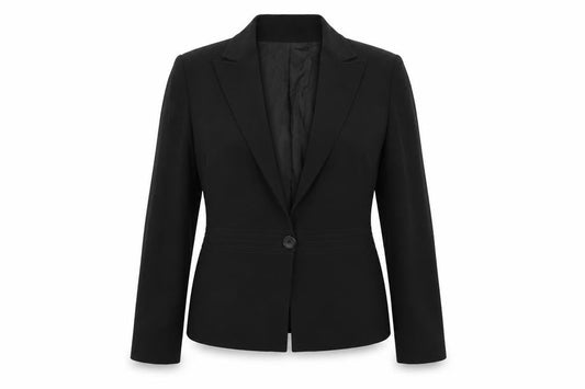 Gerard Darel Womens Black Wool Jacket Blazer Size 14