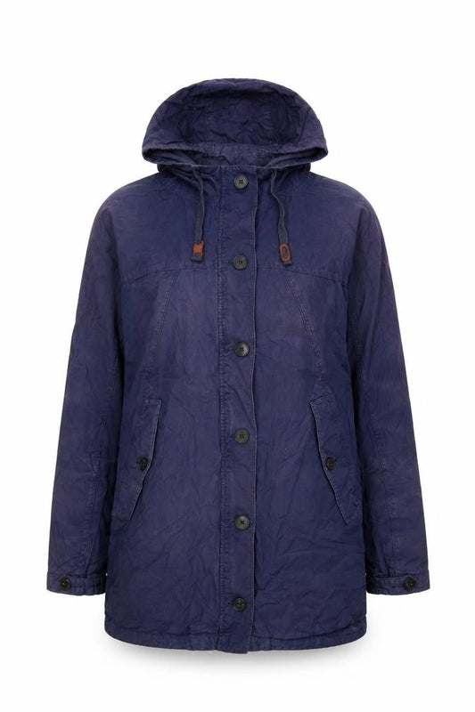 Jack Wills Womens Blue Jacket Coat Size 10 Zip