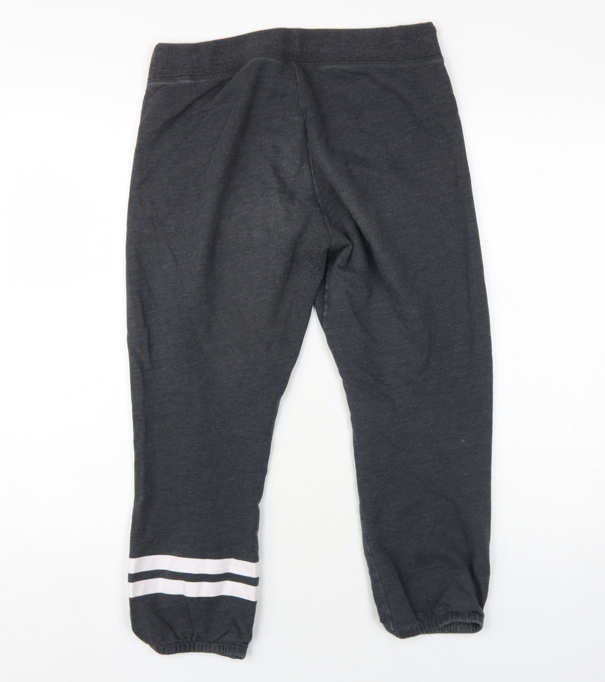 Victoria's Secret Womens Grey Cotton Jogger Trousers Size S L23 in Regular Drawstring