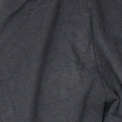 Victoria's Secret Womens Grey Cotton Jogger Trousers Size S L23 in Regular Drawstring
