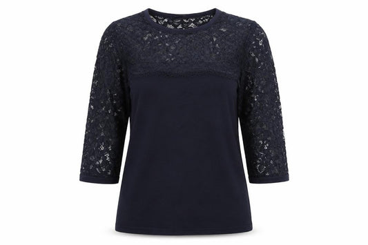 Front view of Jaeger Women's Blue jumper, size S