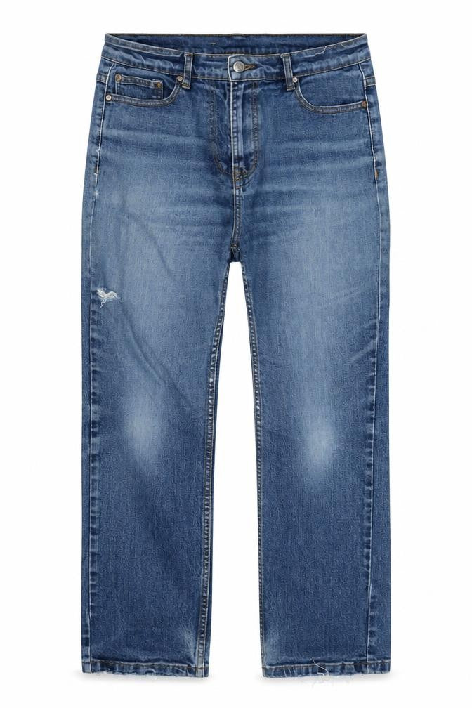 Cotton Traders Men's Blue Straight Leg Jeans Size L
