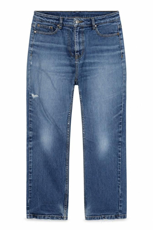 Cotton Traders Men's Blue Straight Leg Jeans Size L