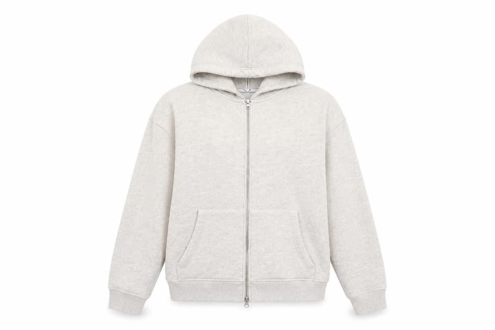 Zara Women's Beige Full Zip Hoodie Size 16