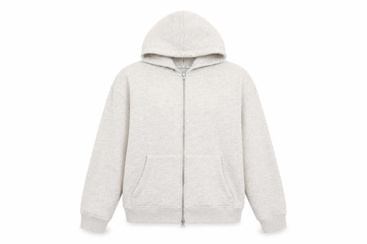 Zara Women's Beige Full Zip Hoodie Size 16