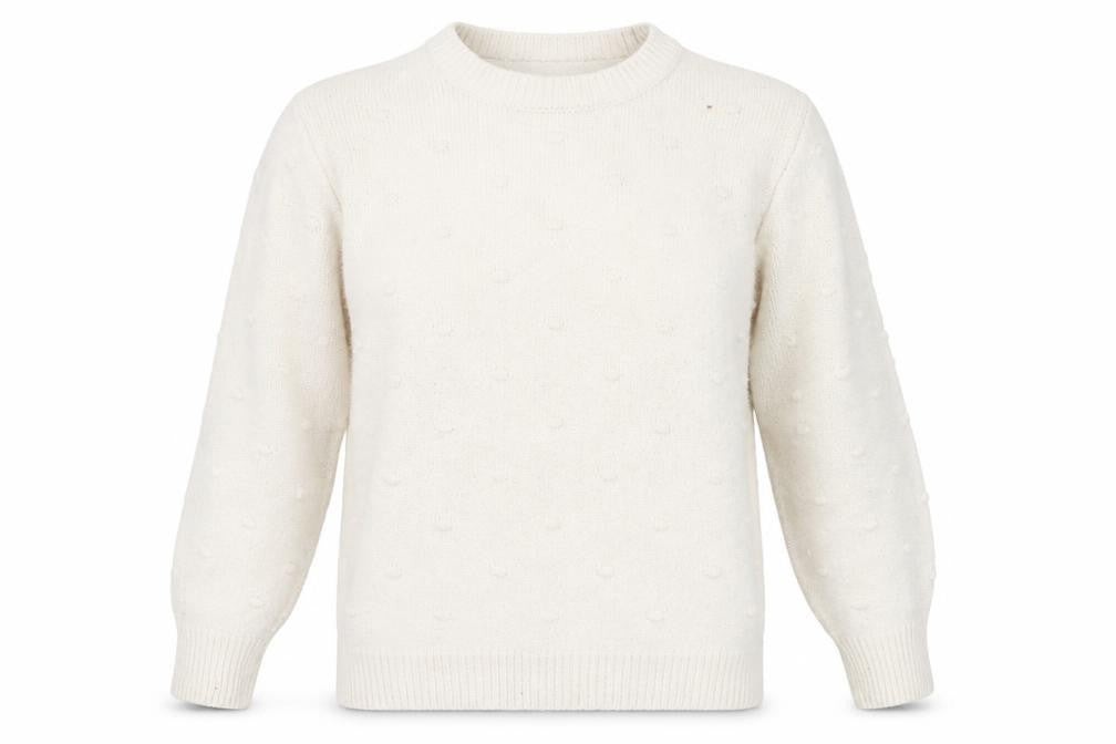 Marks & Spencer Women's Ivory Knit Jumper L