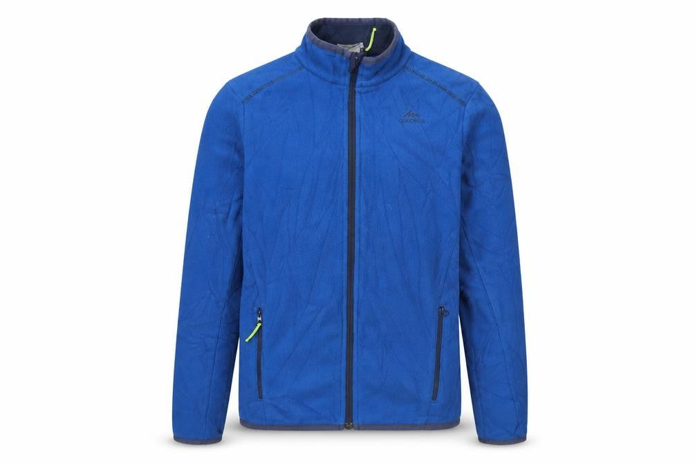 Decathlon Boys Blue Polyester Jacket 10-11Y - Full Zip Winter Casual